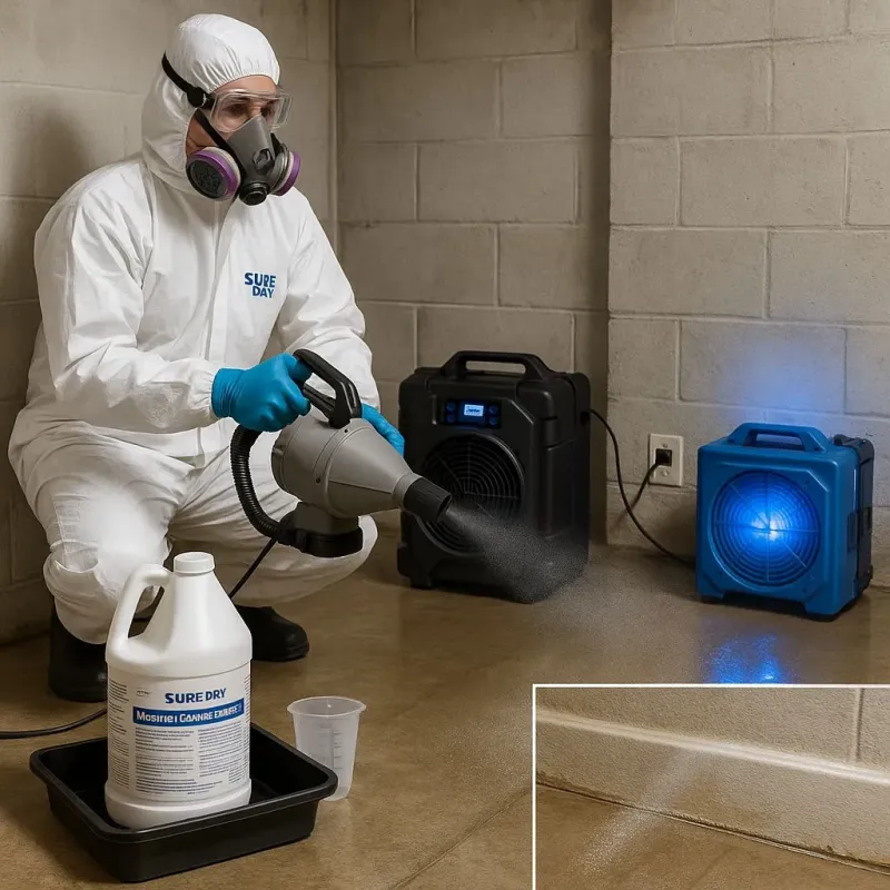 Sanitization and Odor Removal process in Fort Meade, MD